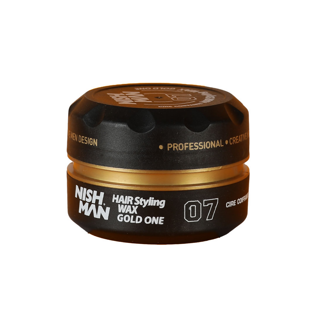 NishMan Hair Styling Wax Gold One | Grocsy