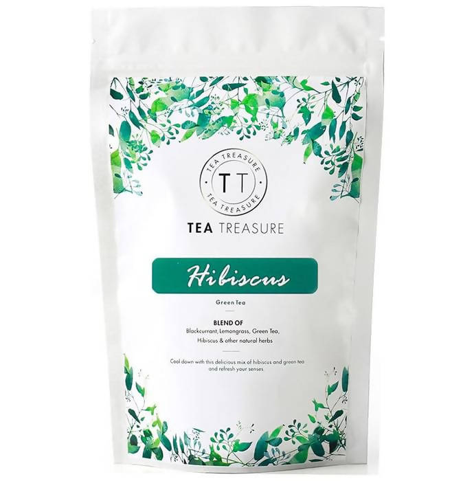 Tea Treasure Hibiscus Green Tea Powder | Grocsy