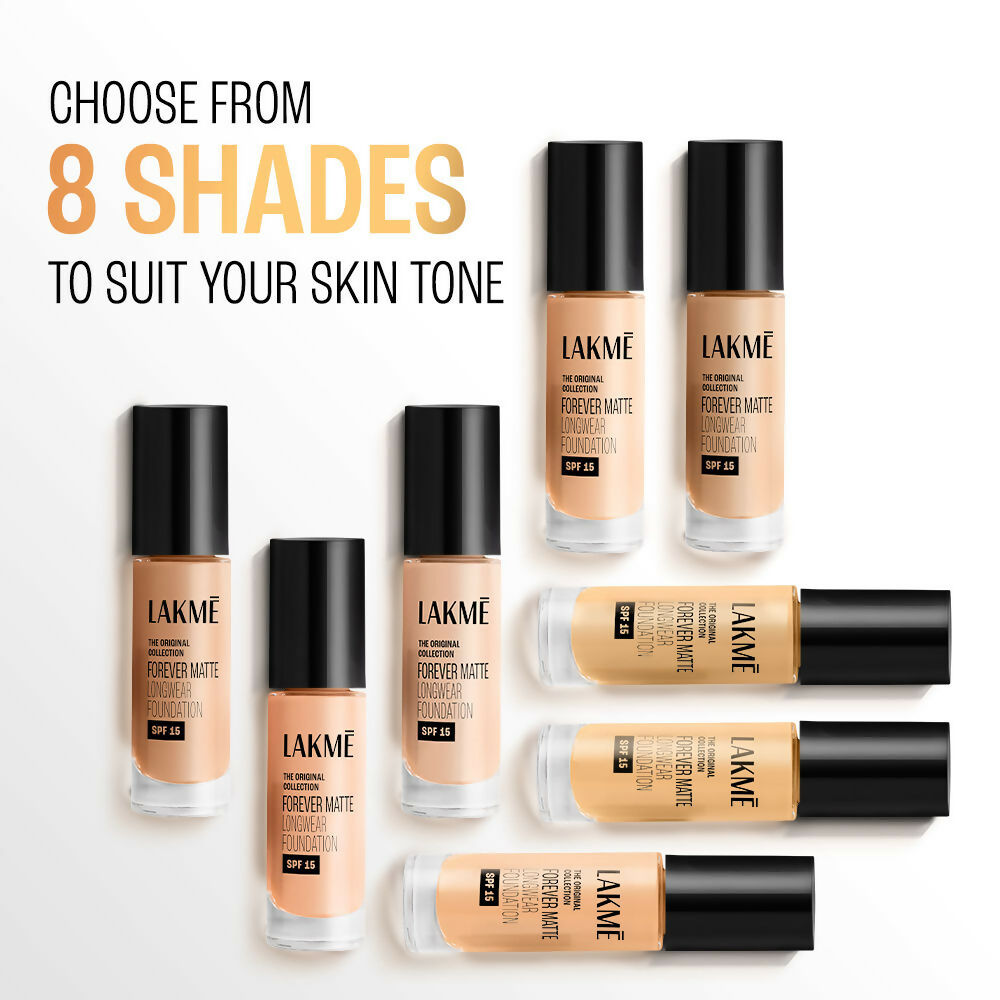 Lakme Forever Matte Longwear Foundation - Warm Creme | Grocsy
