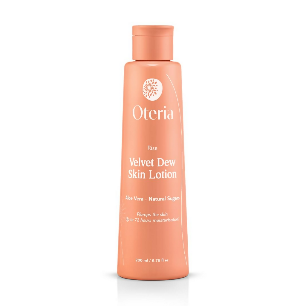 Oteria Luxury Velvet Dew Skin Lotion Luxurious Hydration with Aloe Vera up to 72-hour moisturization | Grocsy