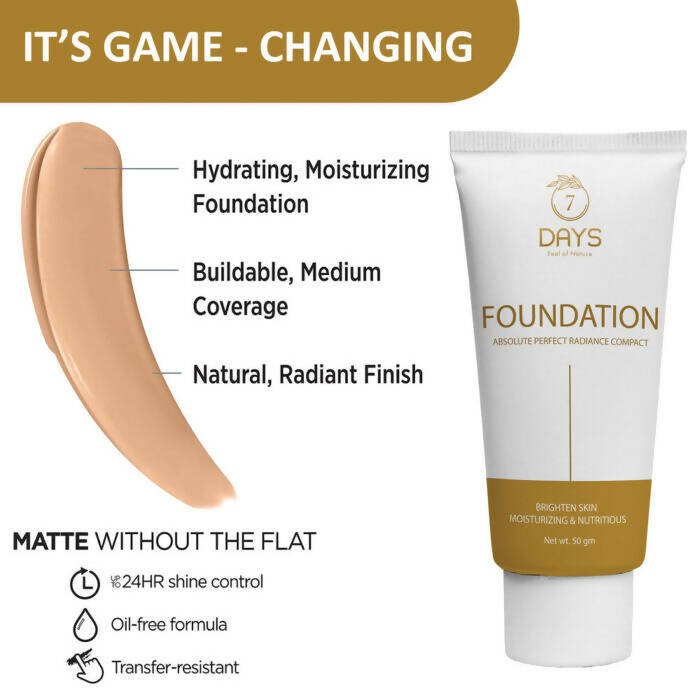 7 Days Foundation Cream for Oily Skin | Grocsy