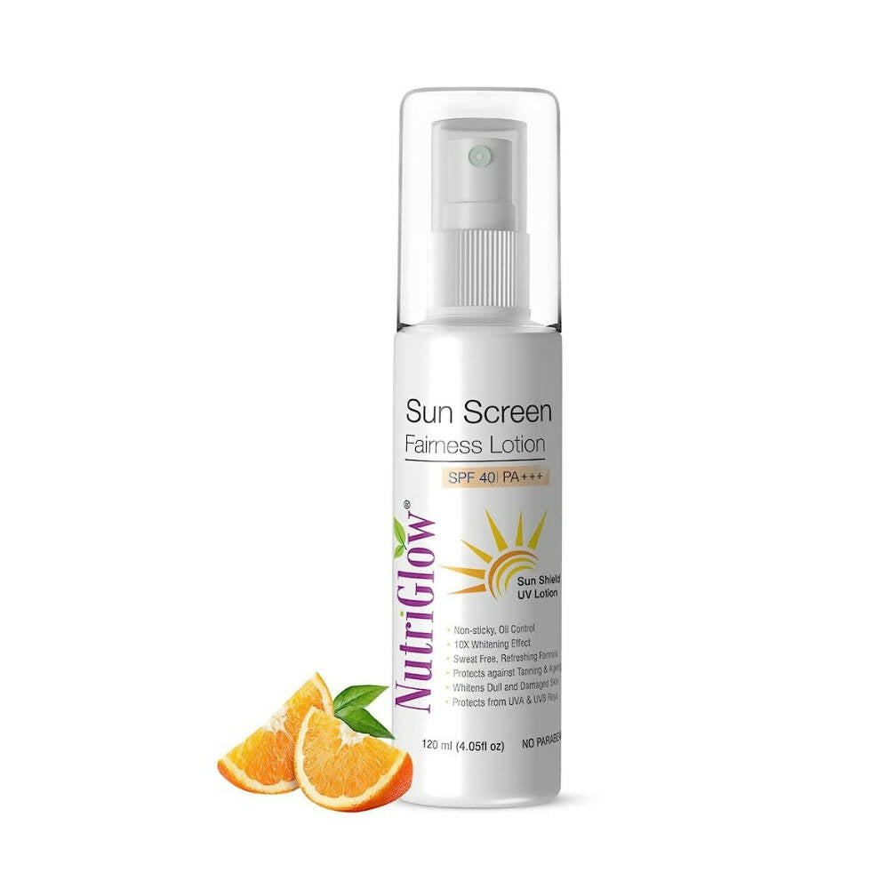 NutriGlow Sunscreen Fairness Lotion SPF 40 PA+++ | Grocsy