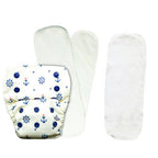 Kindermum Nano Pro Aio Cloth Diaper (With 2 Organic Inserts And Power Booster)-Anchor For Kids | Grocsy