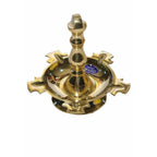 Brass Pooja Diya/ Lamp Stand  (Big Size) / Deepam Stand (Big Size)-1Step | Grocsy