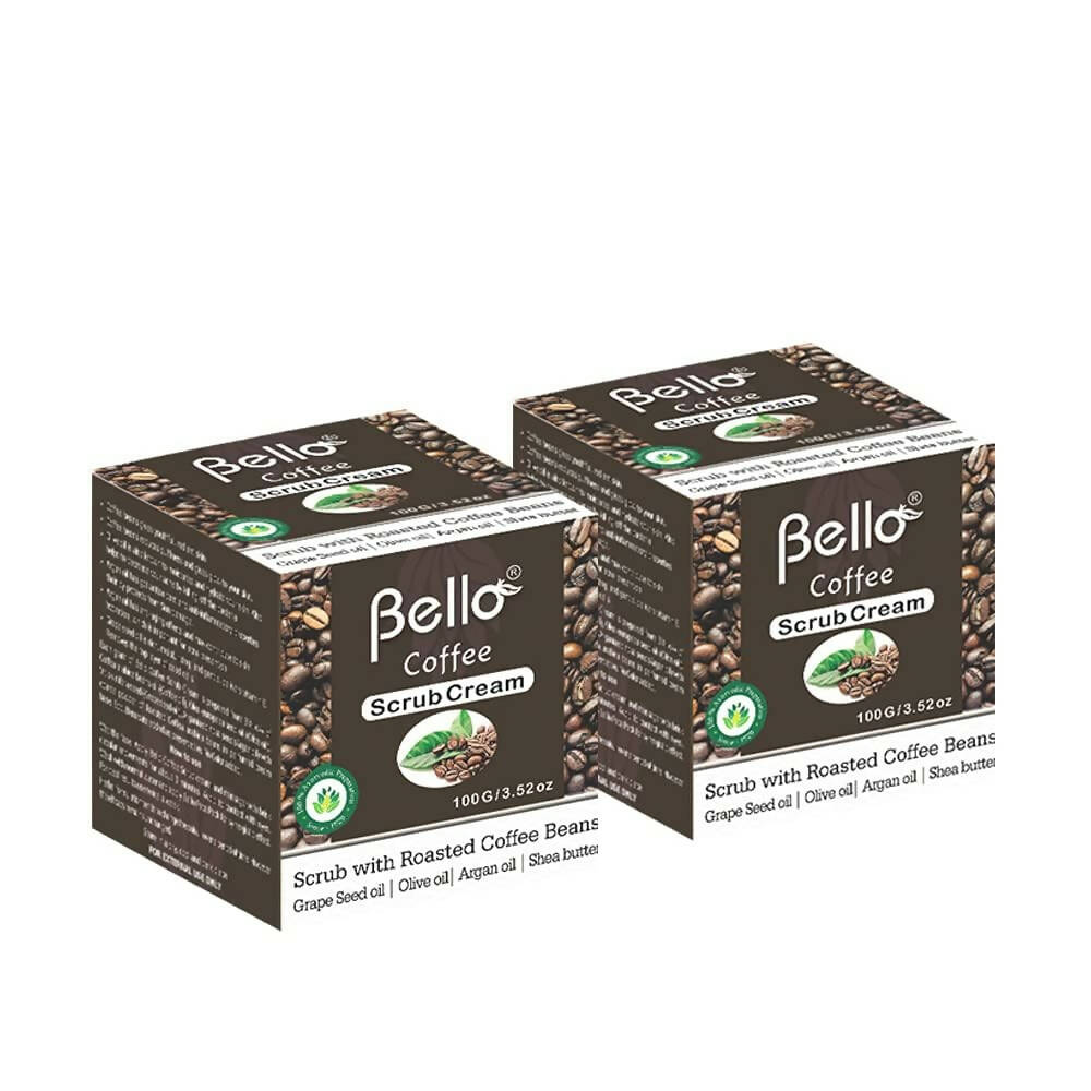 Bello Herbals Coffee Scrub Cream | Grocsy