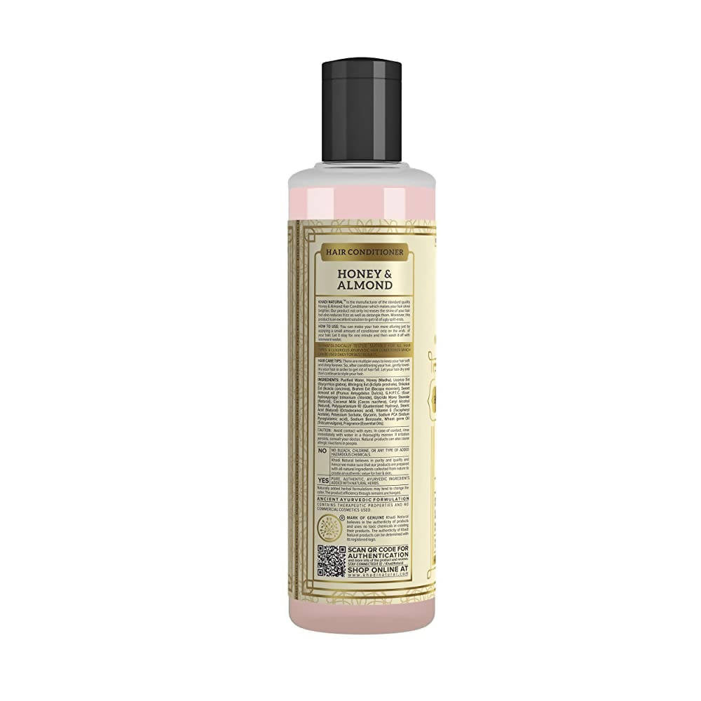 Khadi Natural Honey & Almond Hair Conditioner | Grocsy