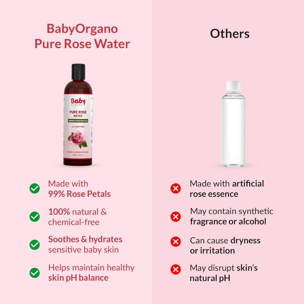 Babyorgano Ayurvedic Rose Water | Grocsy