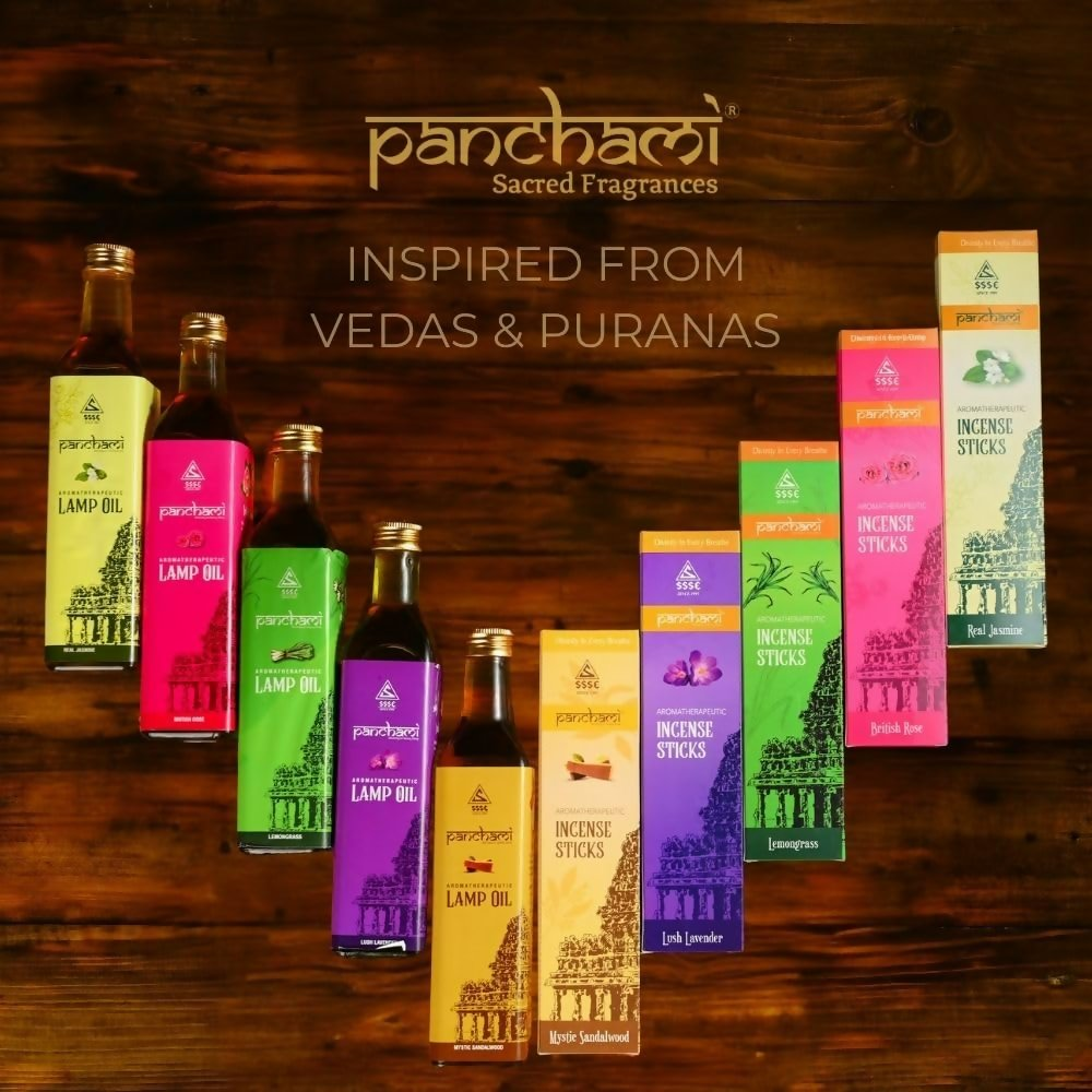 Panchami Sacred Fragrances - Lemongrass Lamp Oil | Grocsy