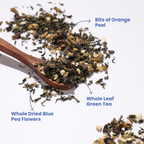 Tea Trunk Blue Pea Flowers Natural Anti-Oxidant Butterfly Pea Flower Tisane Green Tea | Grocsy