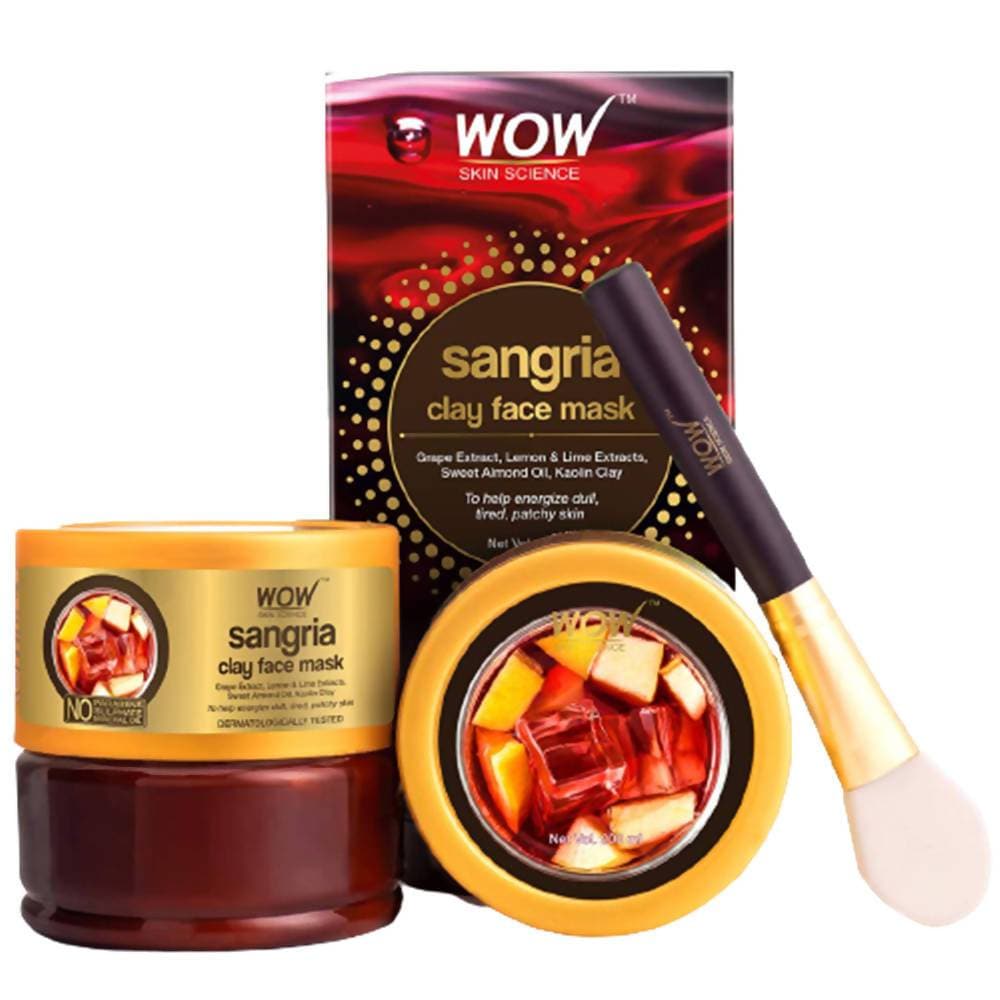 Wow Skin Science Sangria Clay Face Mask | Grocsy