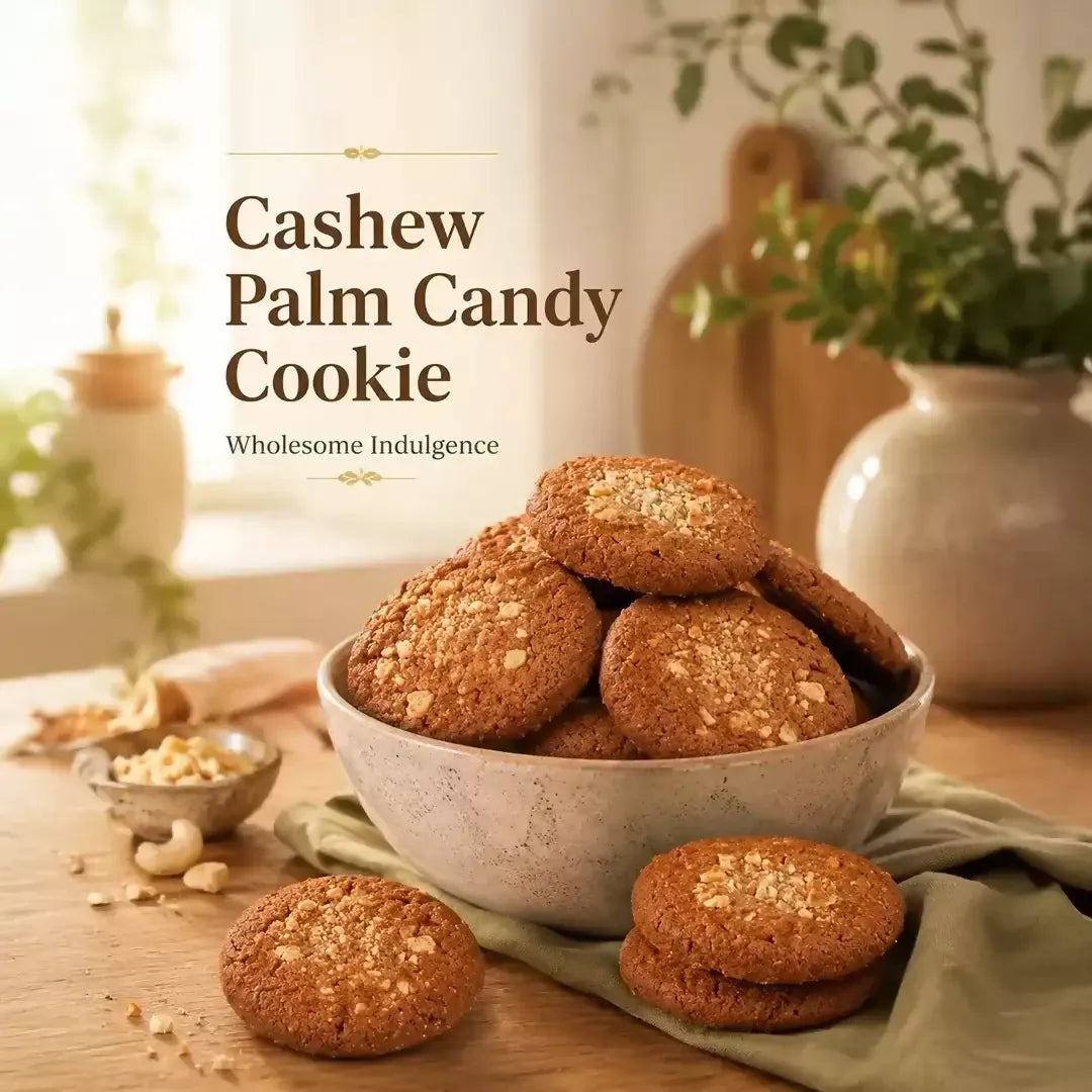 Frissly Organics Cashew Palm Candy Cookies | Grocsy
