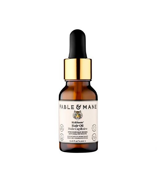 Fable & Mane HoliRoots Oil To Strengthen Roots and Thicken Hair | Grocsy