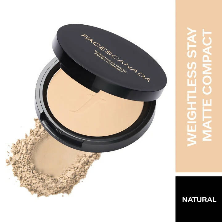 Faces Canada Weightless Stay Matte Compact SPF20-Natural 02 | Grocsy