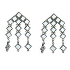 Mominos Fashion Johar Kamal Oxidised Silver-Plated Alloy Finish Mirror Choker For Women | Grocsy