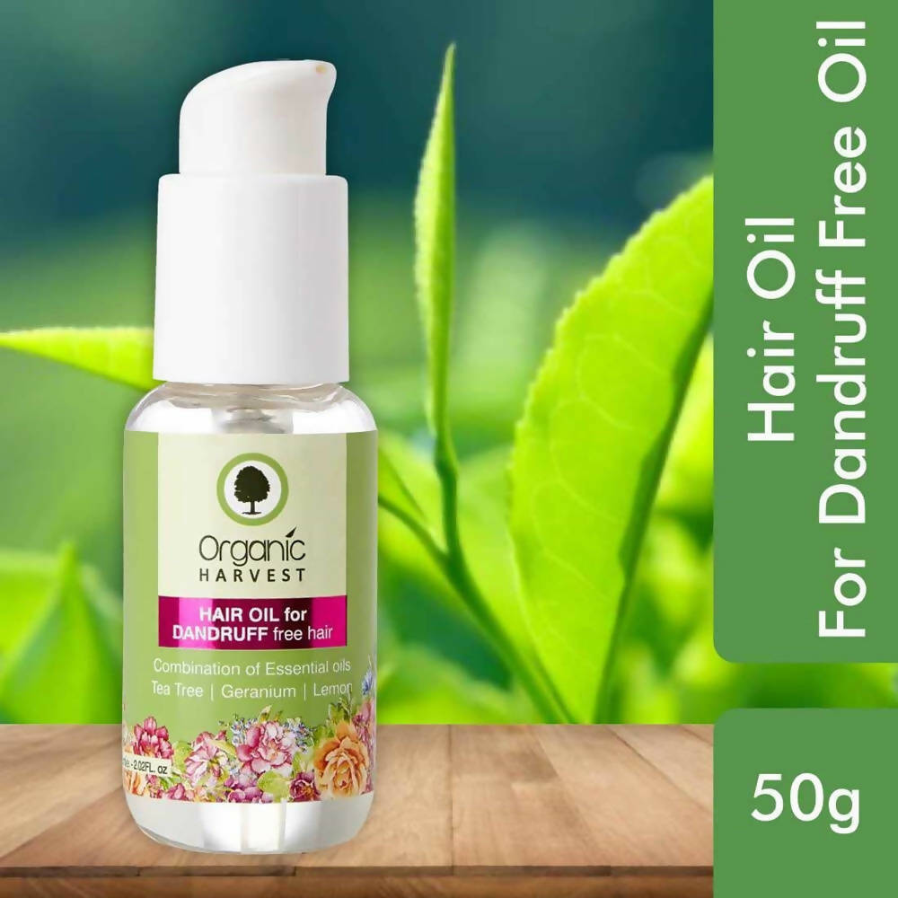 Organic Harvest Hair Oil for Dandruff Free Hair | Grocsy