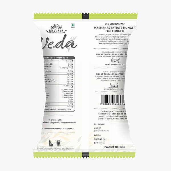 Mr. Makhana Veda Premium Raw Makhana | Grocsy