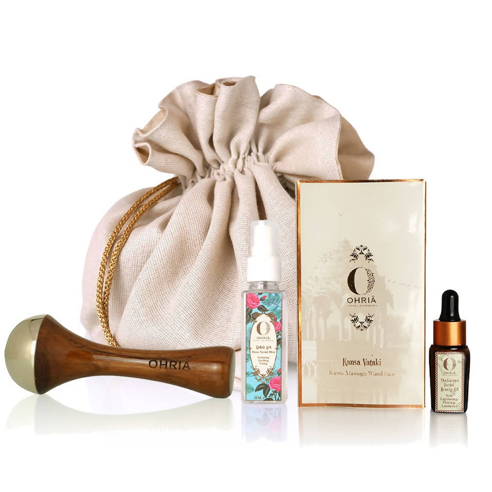 Ohria Ayurveda Ohria Kansa Face Ritual Set (Combo) | Grocsy