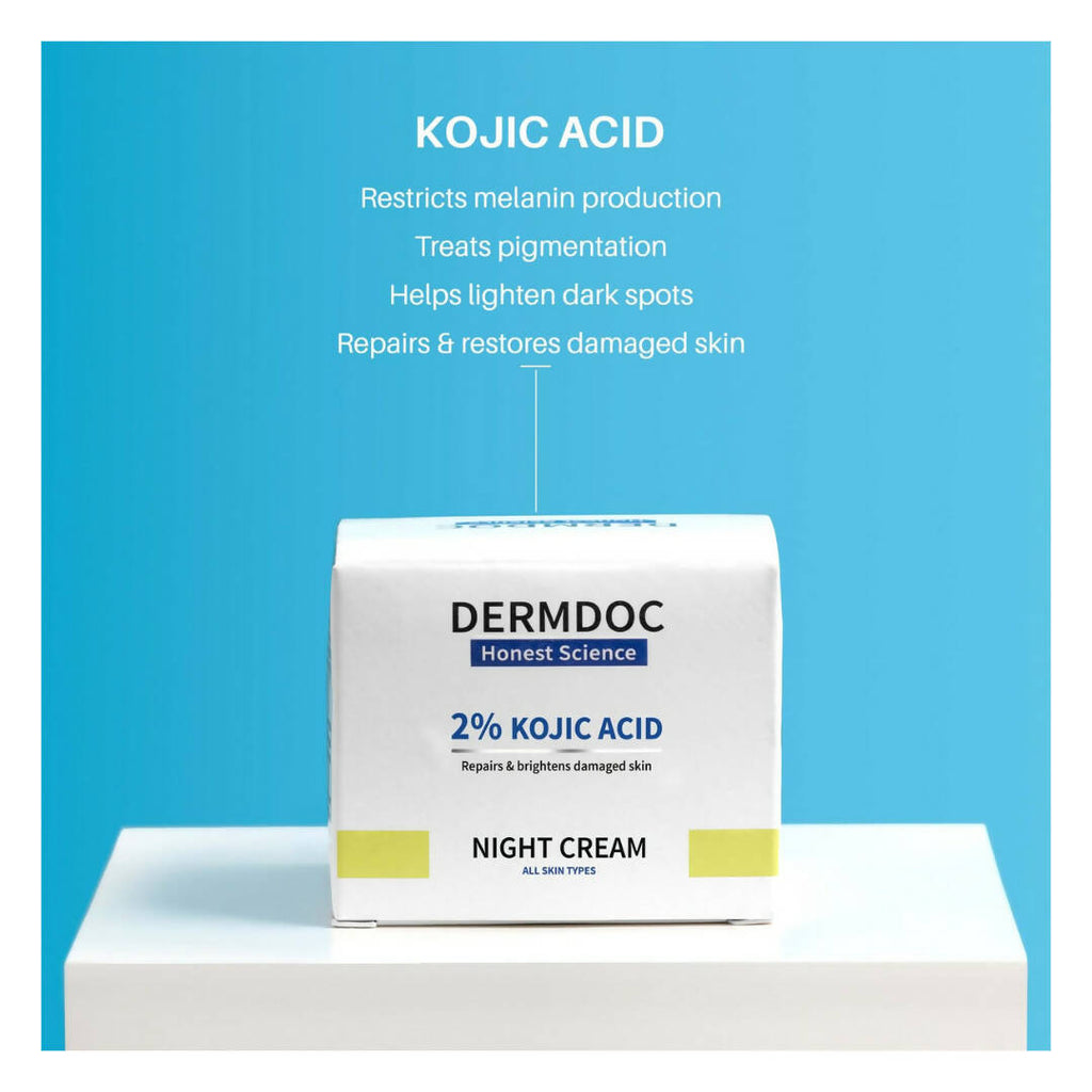 Dermdoc 2% Kojic Acid Night Cream | Grocsy