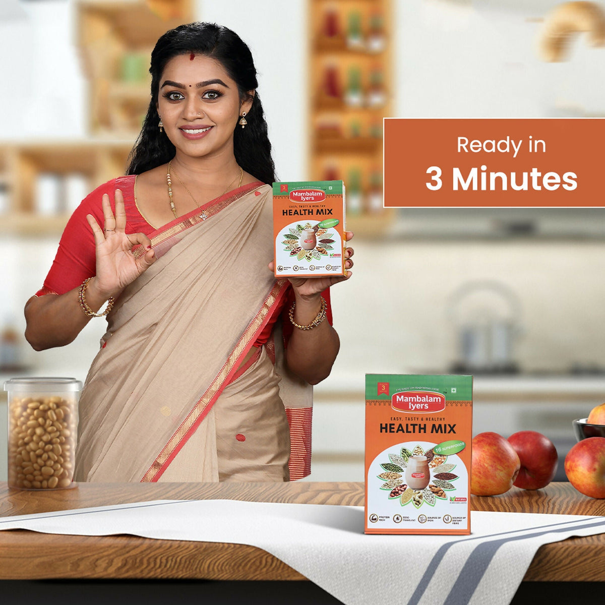 Mambalam Iyers Multi Millet Health Mix | Grocsy