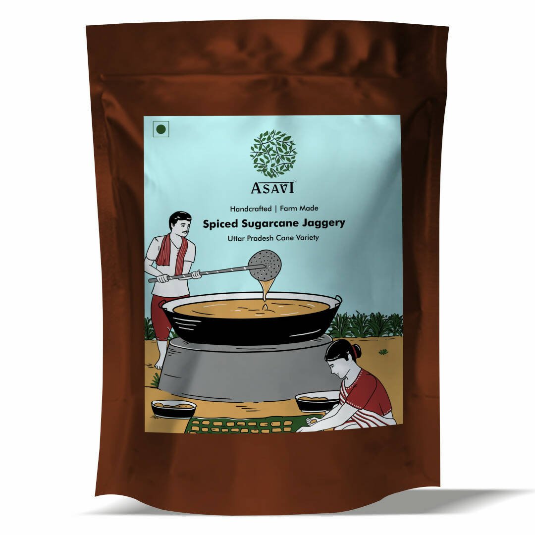 Asavi Handcrafted Spiced Jaggery | Grocsy