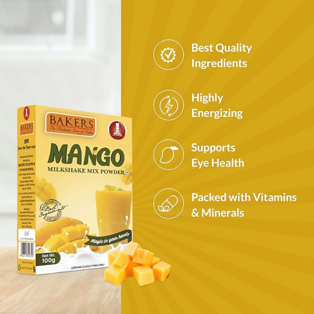 BAKERS Milk Shake Mix - Mango Flavour | Grocsy