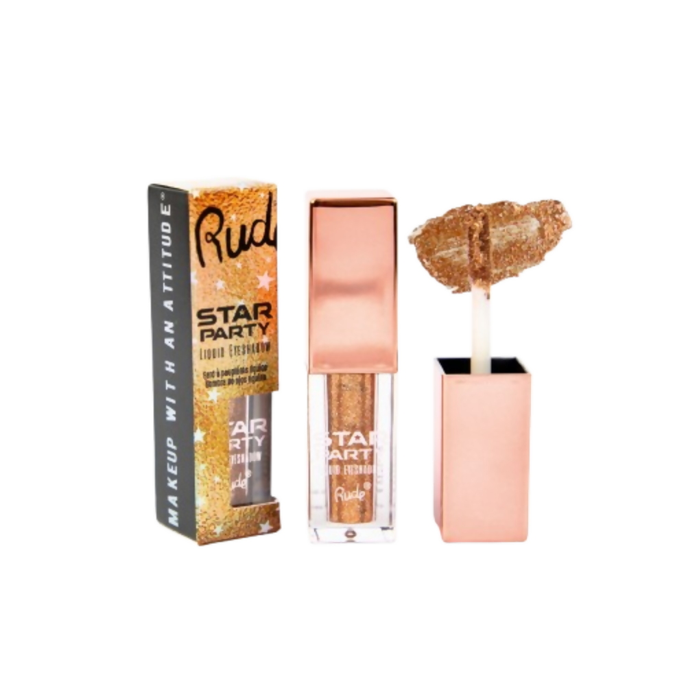 Rude Cosmetics Star Party Liquid Glitter Eyeshadow - Stellar | Grocsy