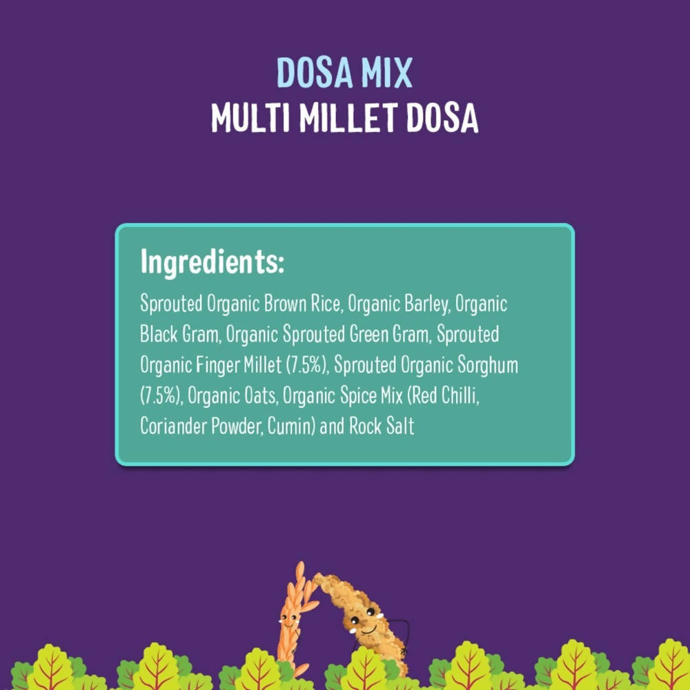 Timios Organic Multi Millet Dosa Mix | Grocsy