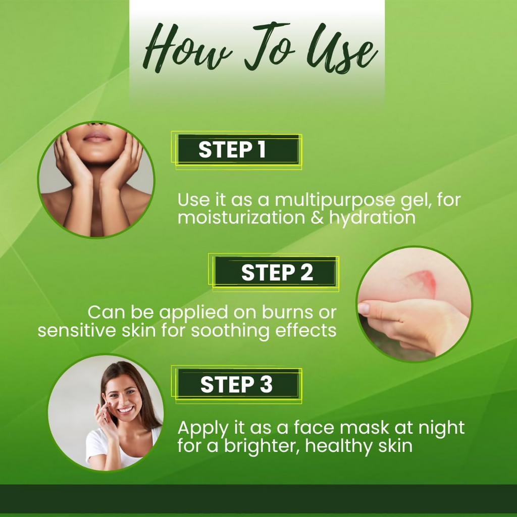 Veda Harvest Aloe Vera Gel Moisturizer For Oily Skin | Grocsy