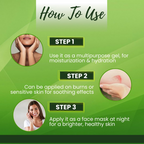 Veda Harvest Aloe Vera Gel Moisturizer For Oily Skin | Grocsy