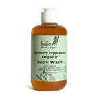Rustic Art Organic Rosemary Peppermint Organic Body Wash | Grocsy