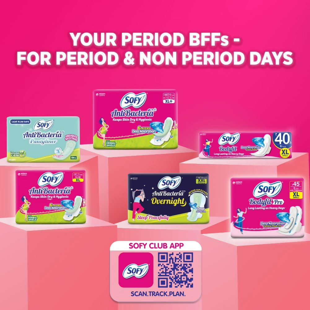 Sofy AntiBacteria Sanitary Pads For Women | Grocsy