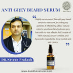 Buddha Natural Grey Beard Hair Oil Serum | Grocsy