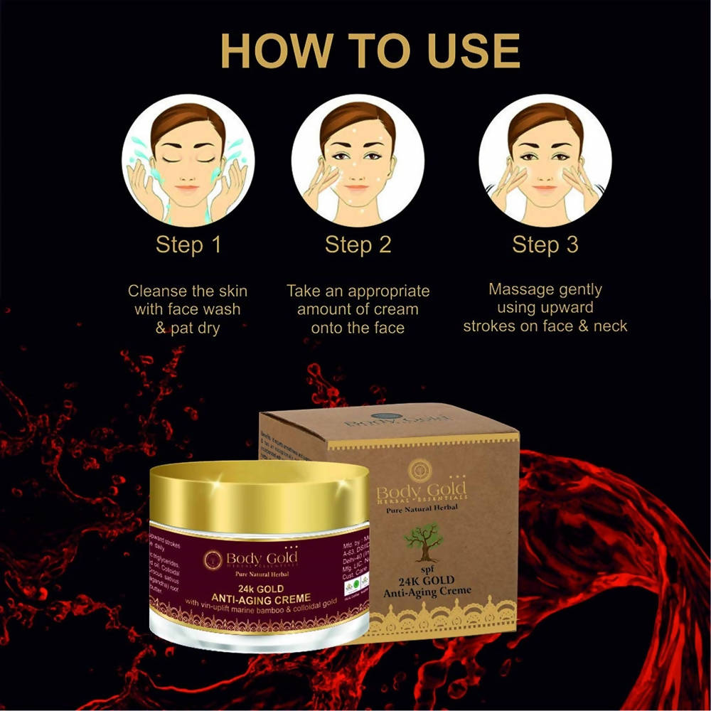 Body Gold 24 K Gold Anti-Aging Creme | Grocsy