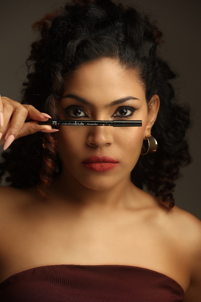 Ammoha Cosmetics Black waterproof Kohl Pencil | Grocsy