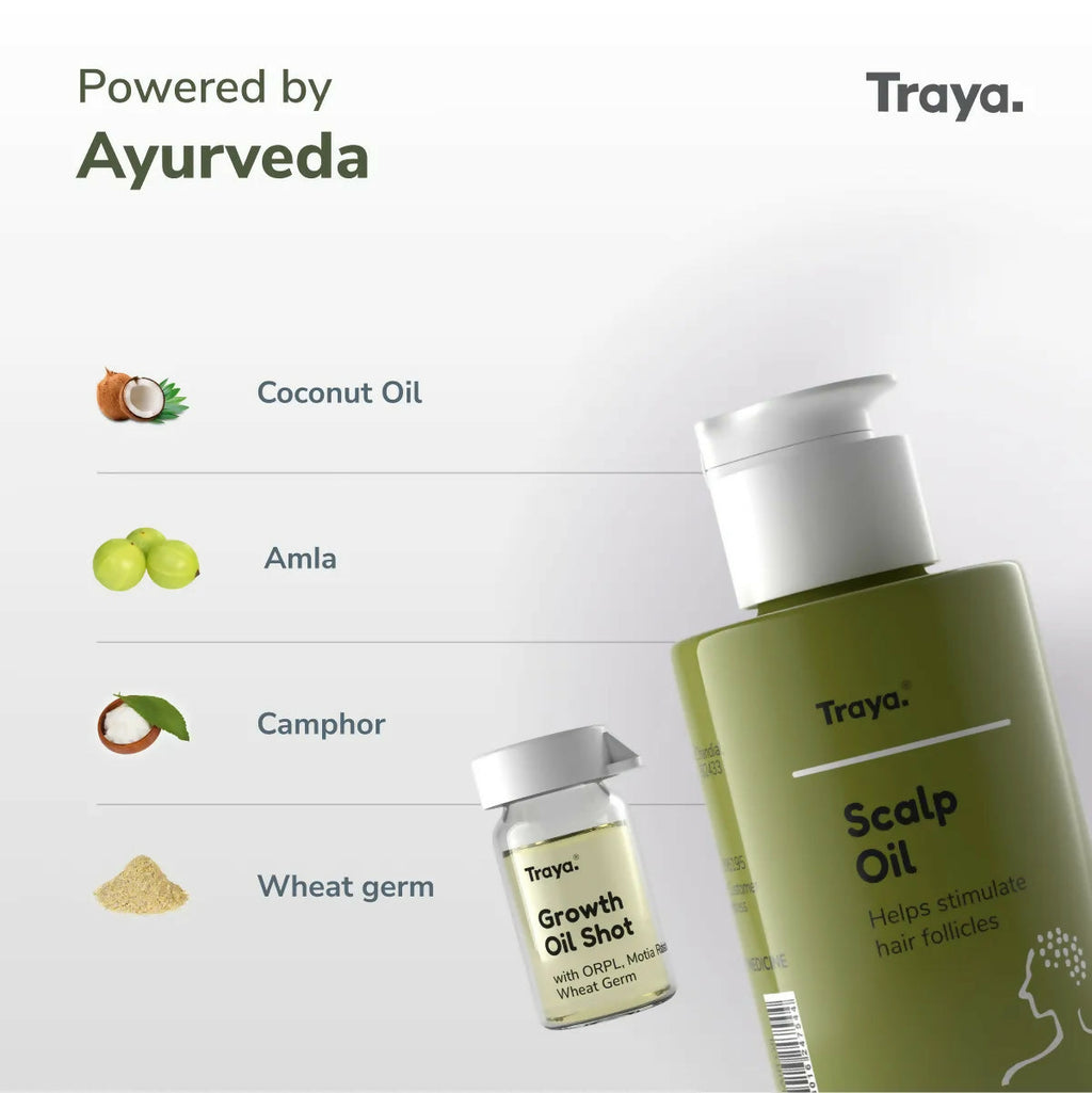 Traya Scalp Oil with Growth Oil Shot | Grocsy