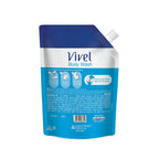 Vivel Cooling Body Wash Mint & Cucumber Moisturizing Shower Gel Supersaver Refill Pouch | Grocsy