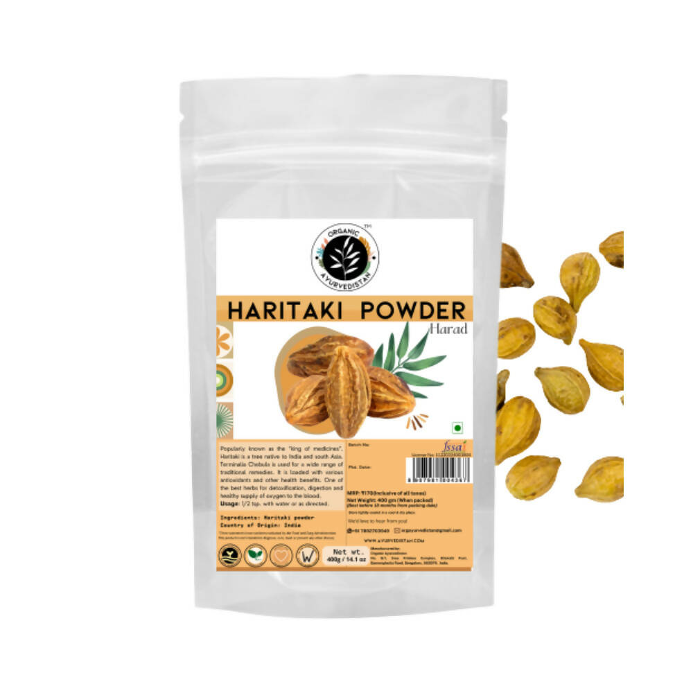 Organic AyurveGrocsyn Haritaki Powder | Grocsy