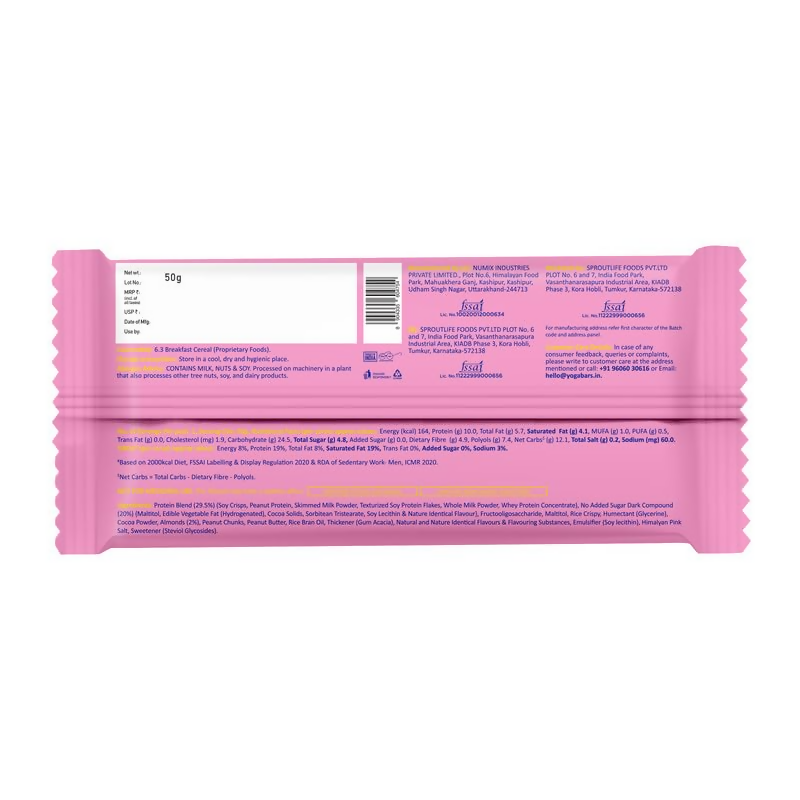 Yoga Bar Crunch Dark Chocolate Protein Bar | Grocsy