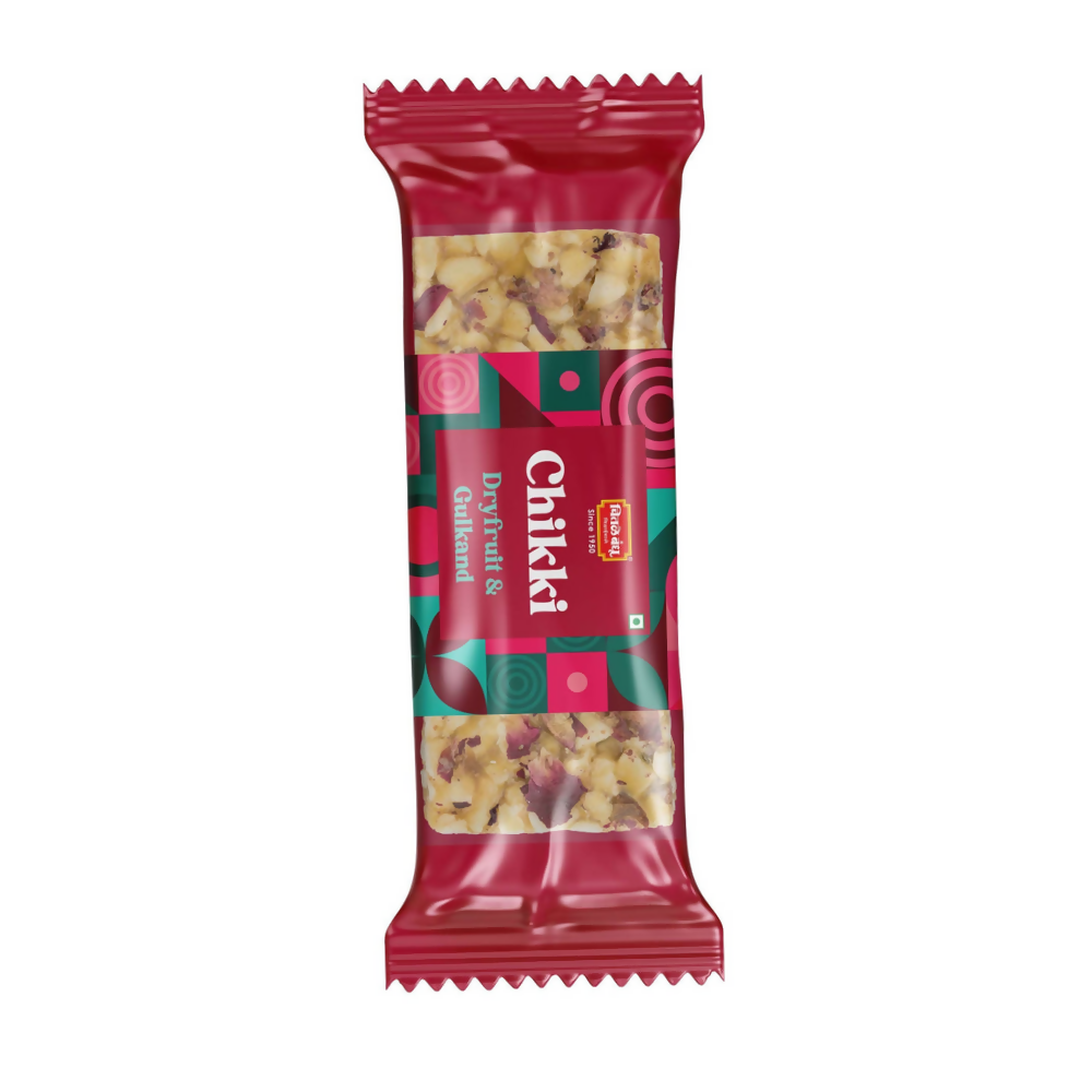 Chitale Bandhu Dryfruit & Gulkand Chikki | Grocsy