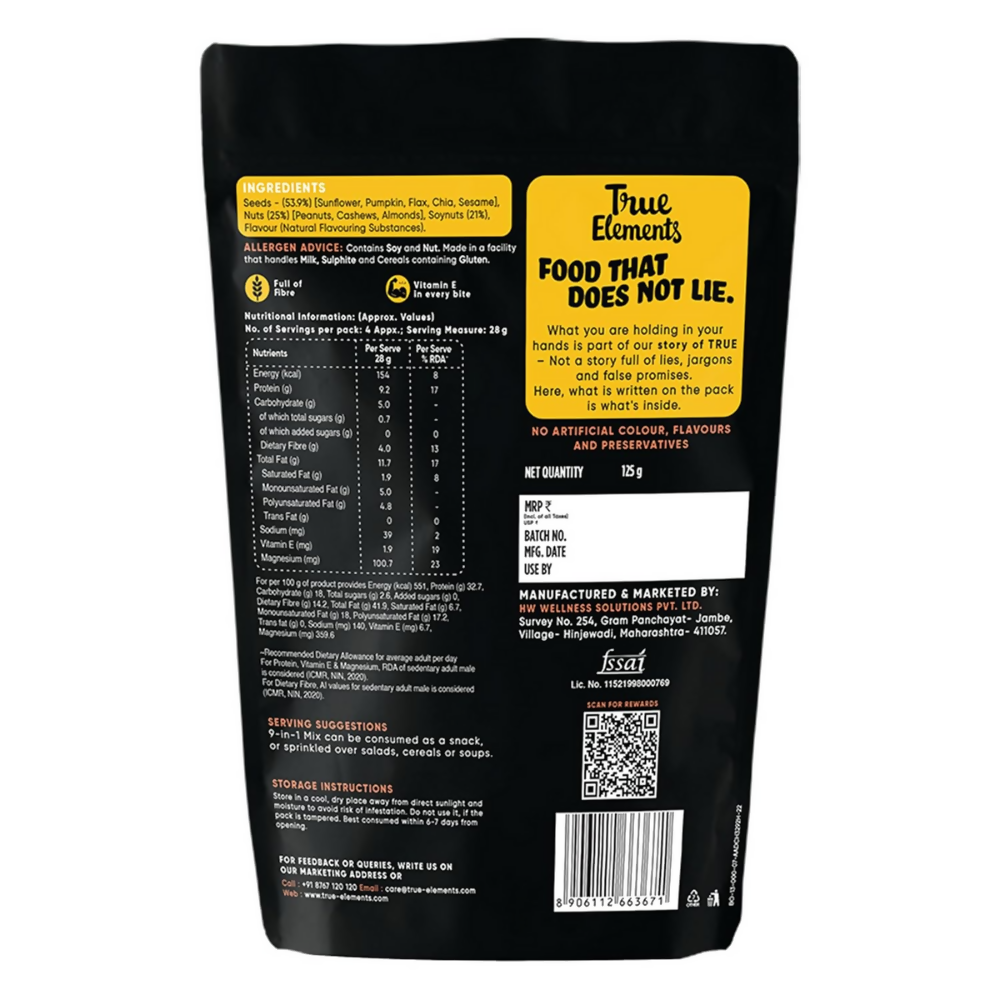 True Elements 9 in 1 Snack Mix | Grocsy