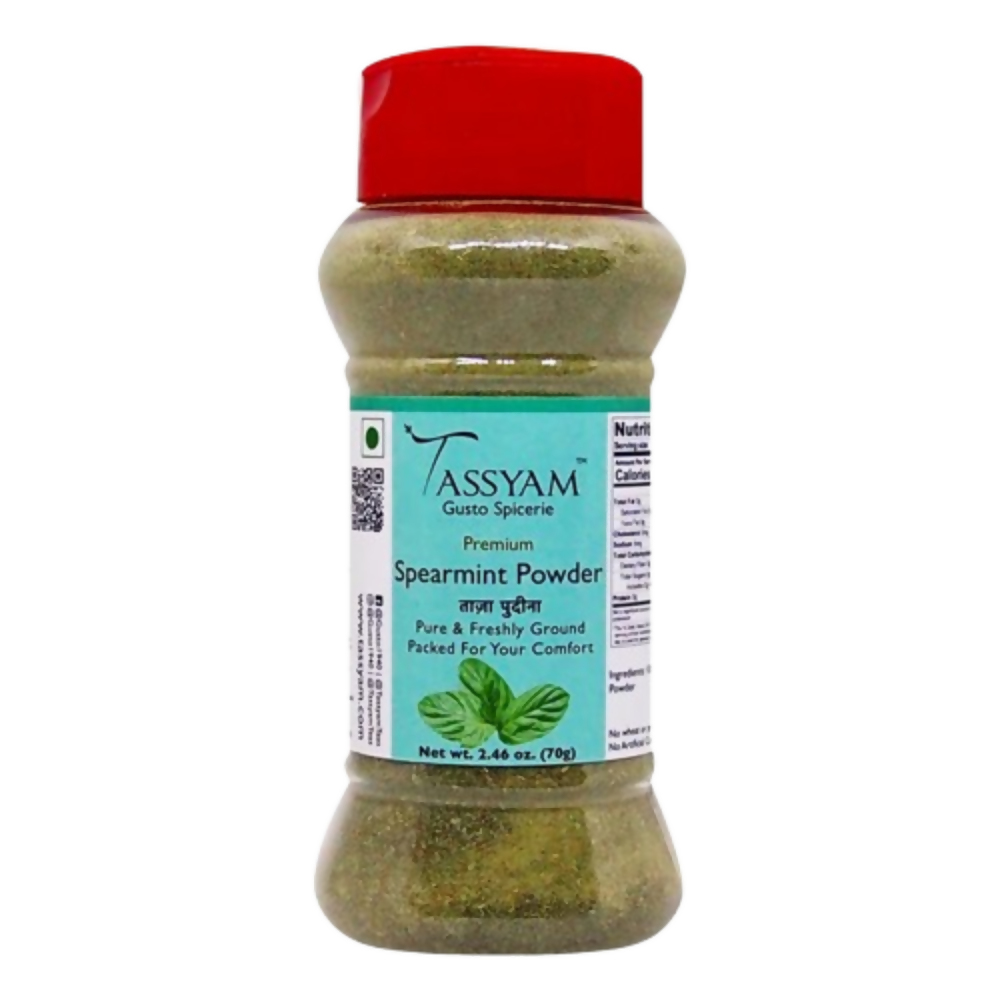 Tassyam Organics Premium Spearmint Powder | Grocsy