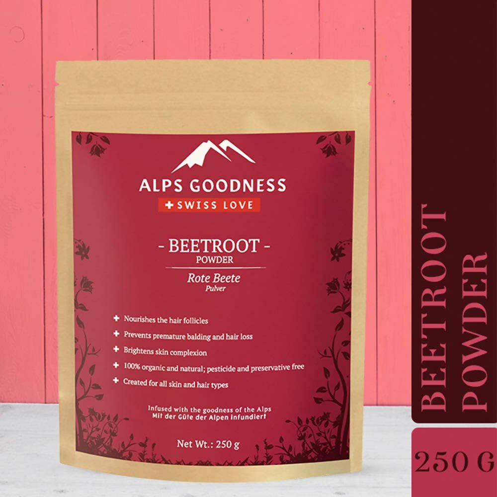 Alps Goodness Beetroot Powder For Hair Mask & Face Mask | Grocsy
