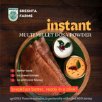 Sreshta Farms Instant Multi Millet Dosa Mix Powder | Grocsy