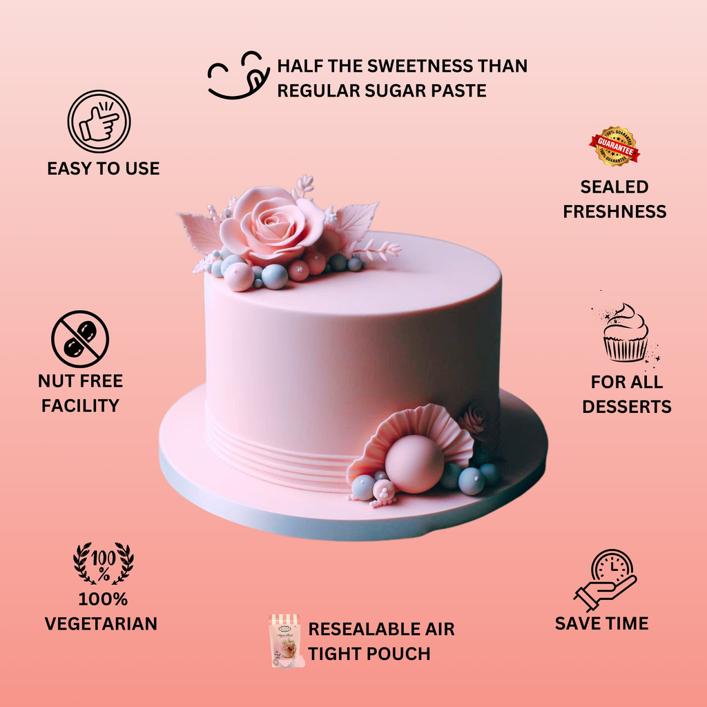 Confect Blush Pink Fondant | Edible Sugarpaste | Grocsy