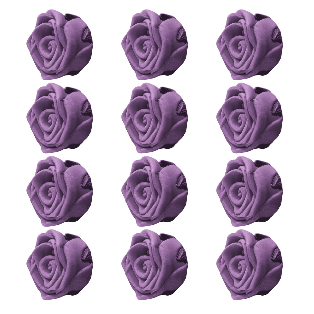 Confect True Purple | Edible Sugar Roses Topper | Grocsy