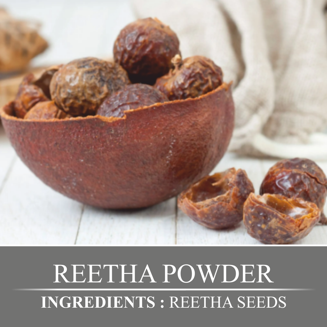 Nuerma Science Reetha powder For Skin & Hair | Grocsy