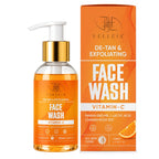 Velleja De-Tan & Exfoliating Face Wash | Vitamin C Tan Removal & Brightening Face Cleanser | Grocsy