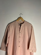 trueBrowns Pink Slub Men's Shirt | Grocsy