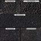 Confect Sprinkles for Cakes & Cupcakes Decoration | USP-19(Black) | Grocsy