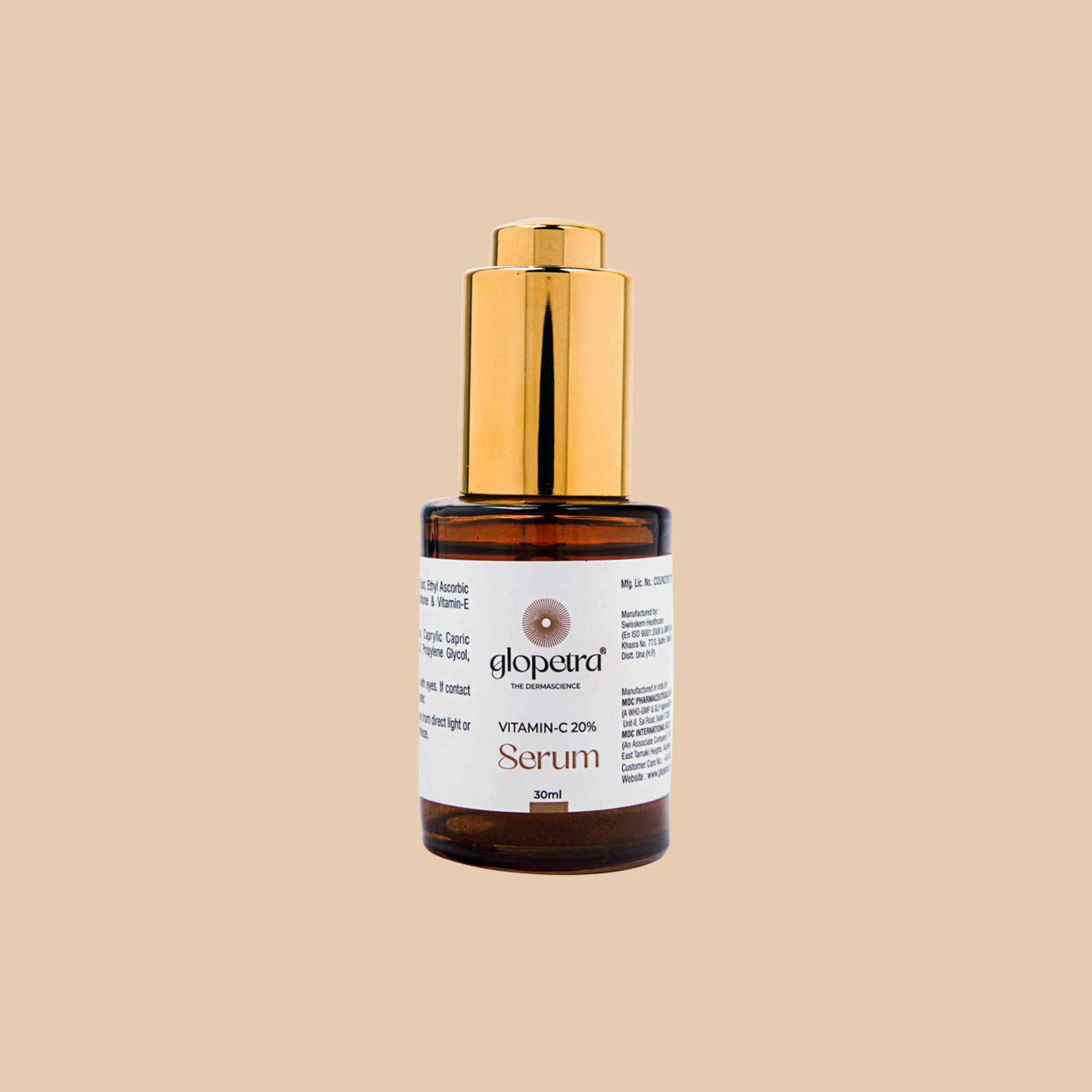 Glopetra Vitamin C Serum For Dull Skin | Grocsy